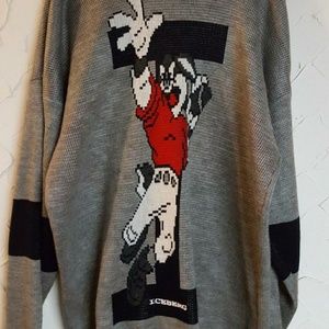 Vintage Iceberg Bugs Bunny Football Sweater